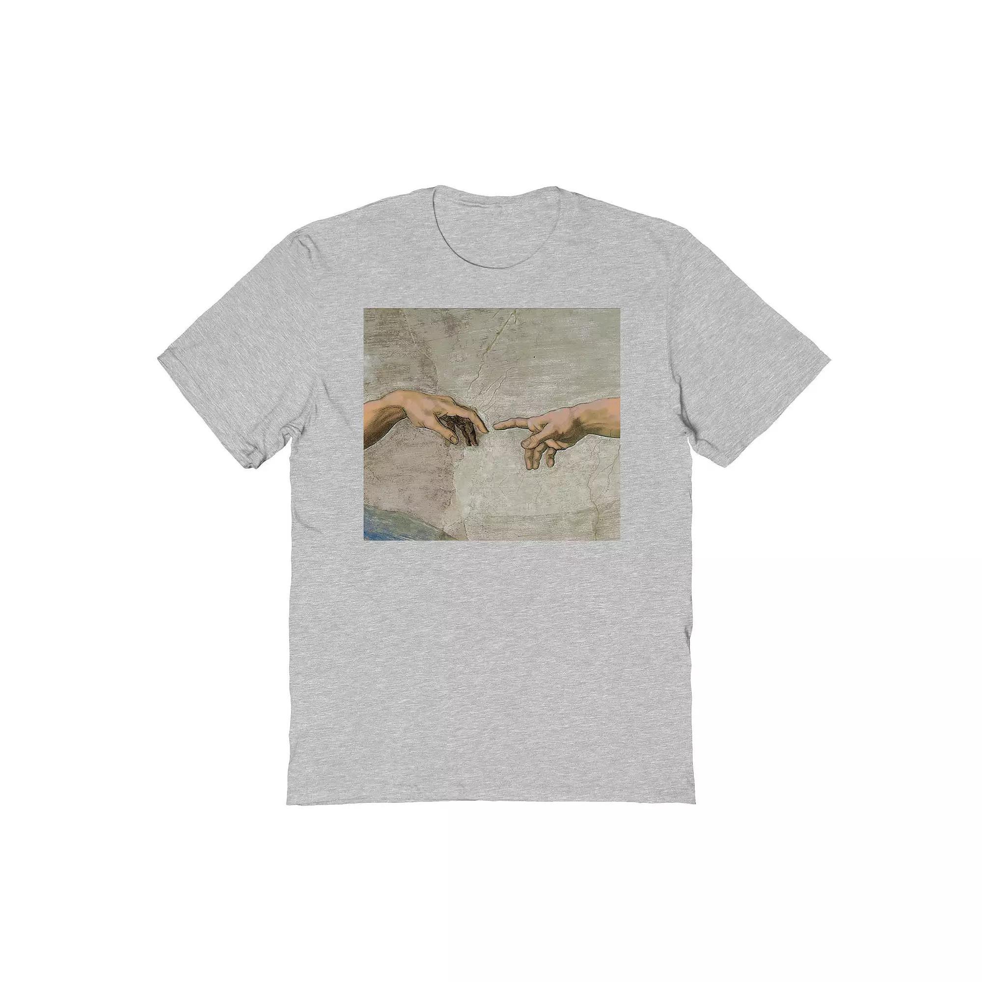 Men's Fine Art Touch Graphic Tee, Size: Small, White Product Image