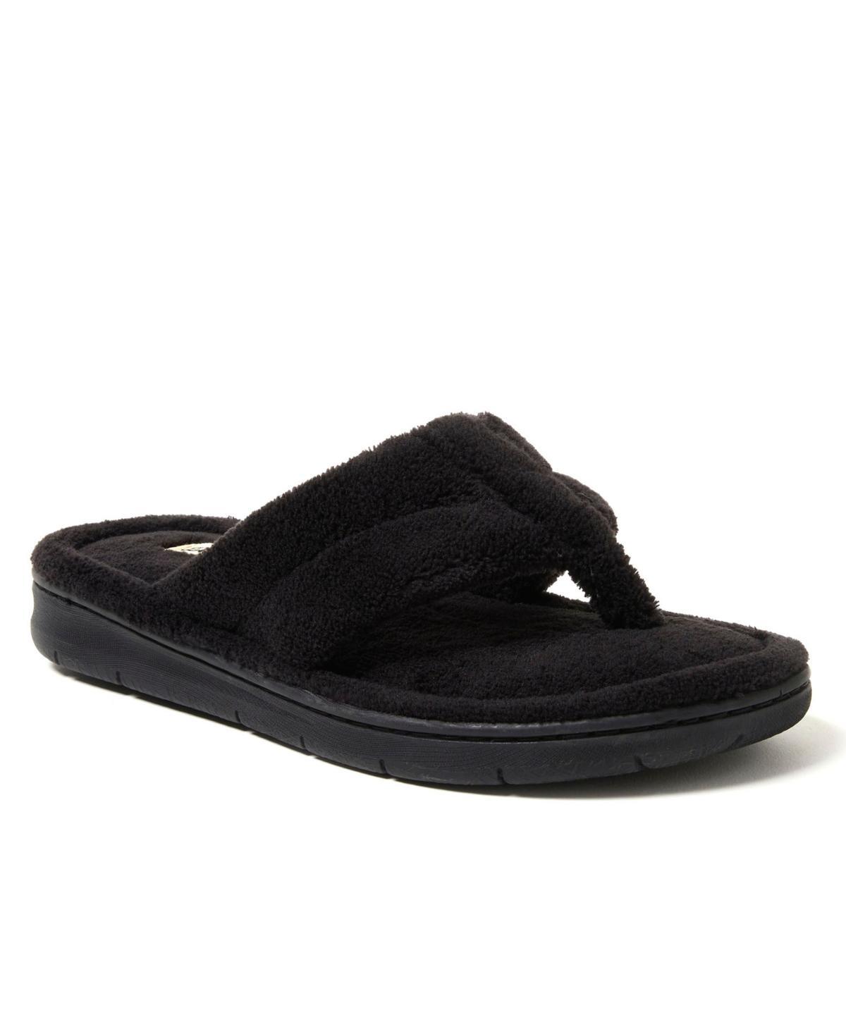 Womens Dearfoams Wrenley Terry Thong Slippers Product Image