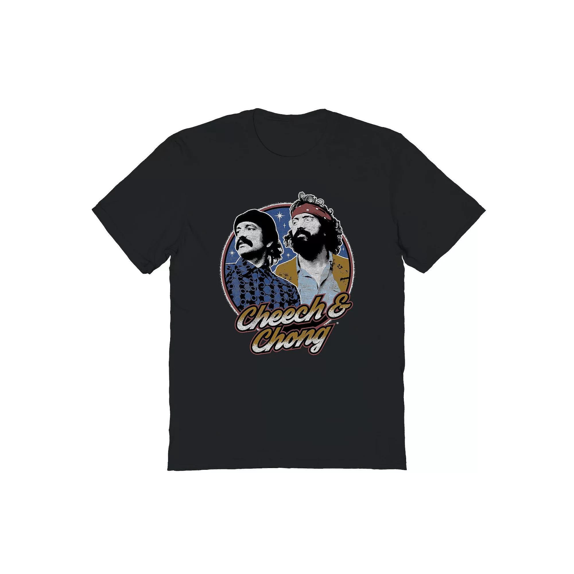 Men's Cheech & Chong Retro Graphic Tee, Size: XXL, Black Product Image
