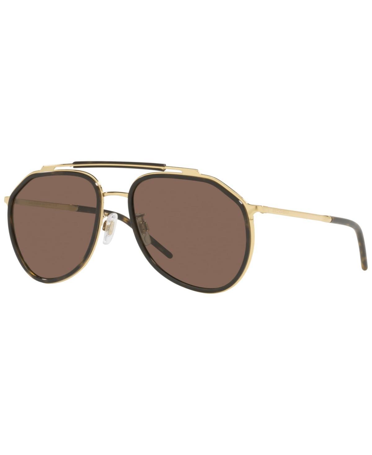 Men's Two-Tone Aviator Sunglasses Product Image