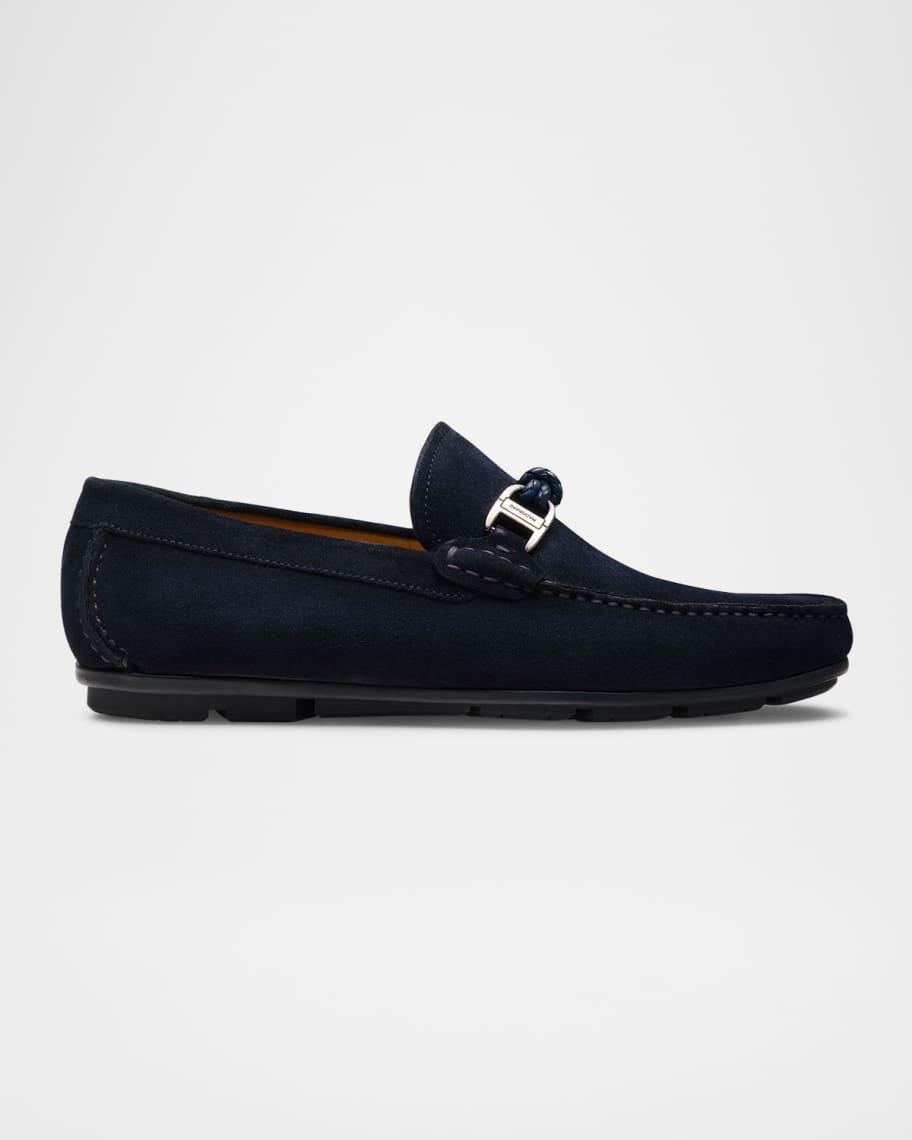 Men's Carlos Suede Penny Loafers Product Image