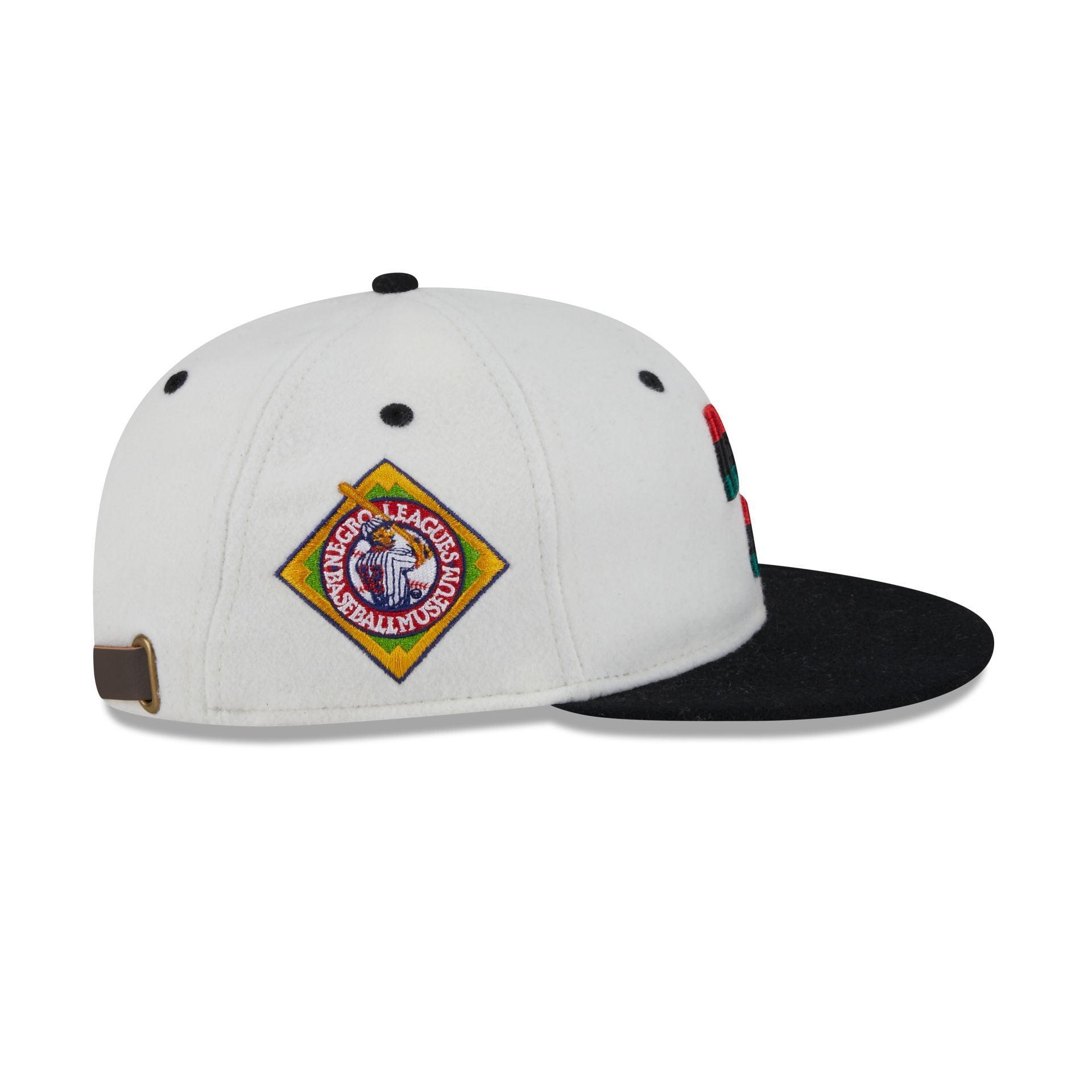 Birmingham Black Barons Tri Color Retro Crown 9FIFTY Snapback Hat Male Product Image