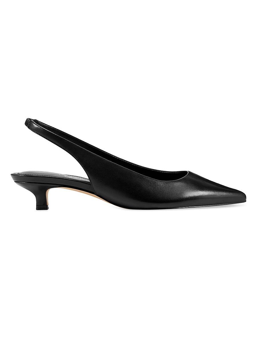 Posey Slingback Kitten-Heel Pumps Product Image