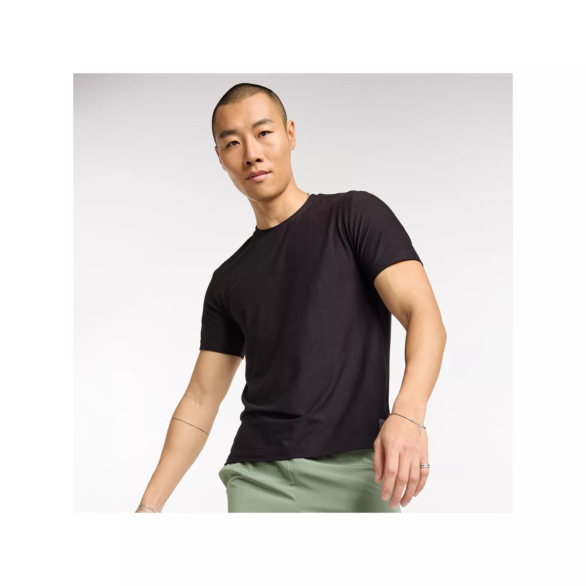Men's FLX Luxury Soft Wander Tee, Size: Large, Mineral Black Product Image