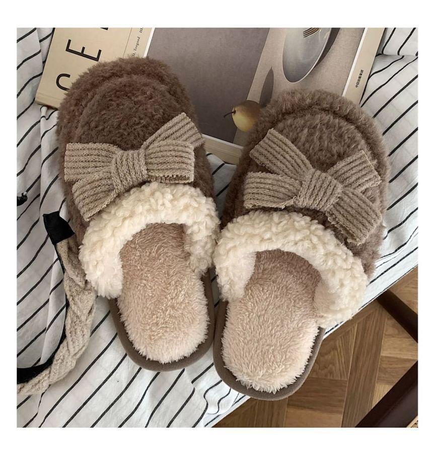 Couple Matching Fleece Home Slippers Product Image