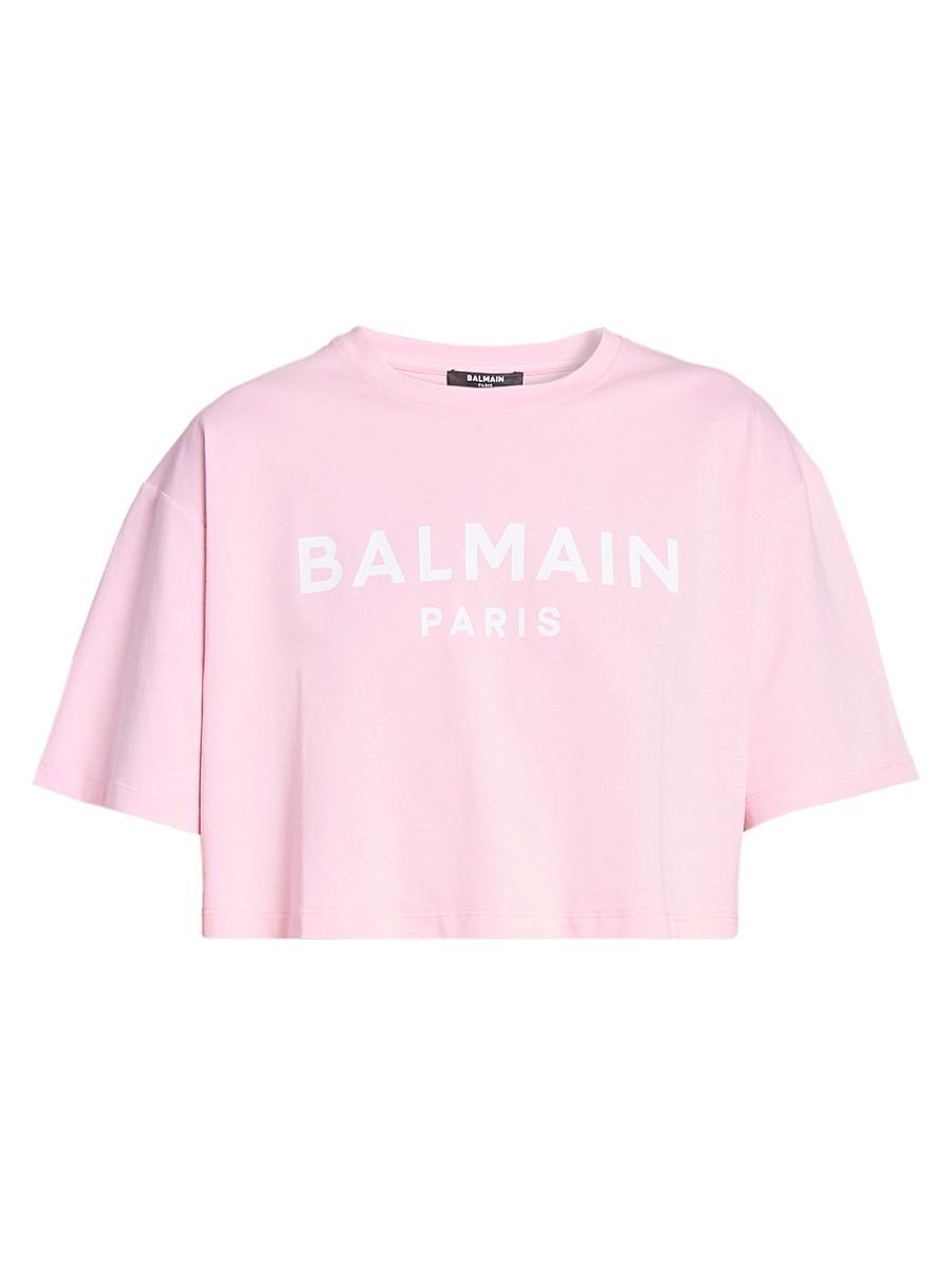 Womens Logo Crop T-Shirt Product Image