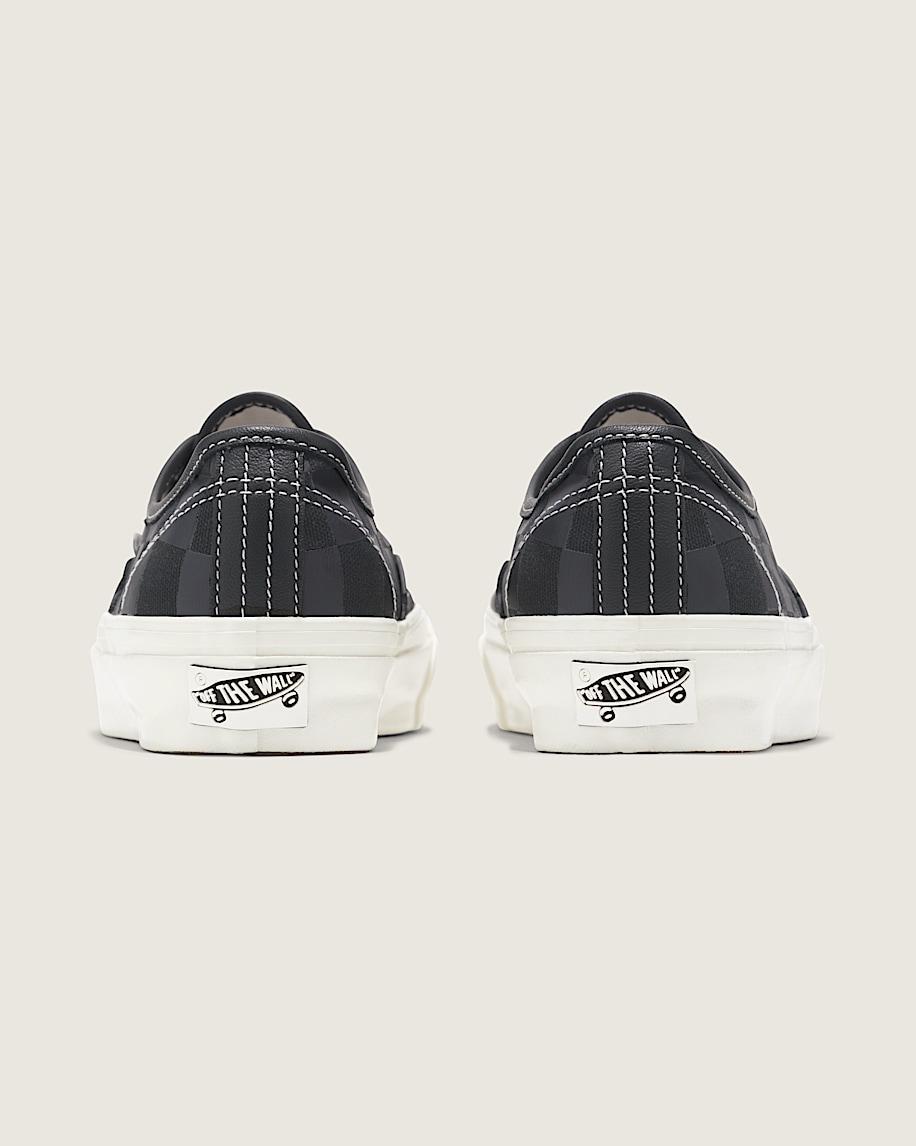 Premium Authentic Checkerboard Shoe in Black| Vans US Product Image