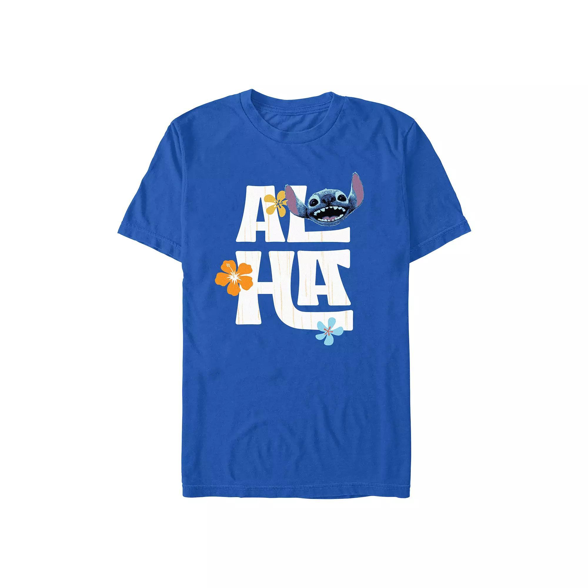 Disney's Lilo & Stitch Aloha Stack Men's Graphic Tee,  Product Image