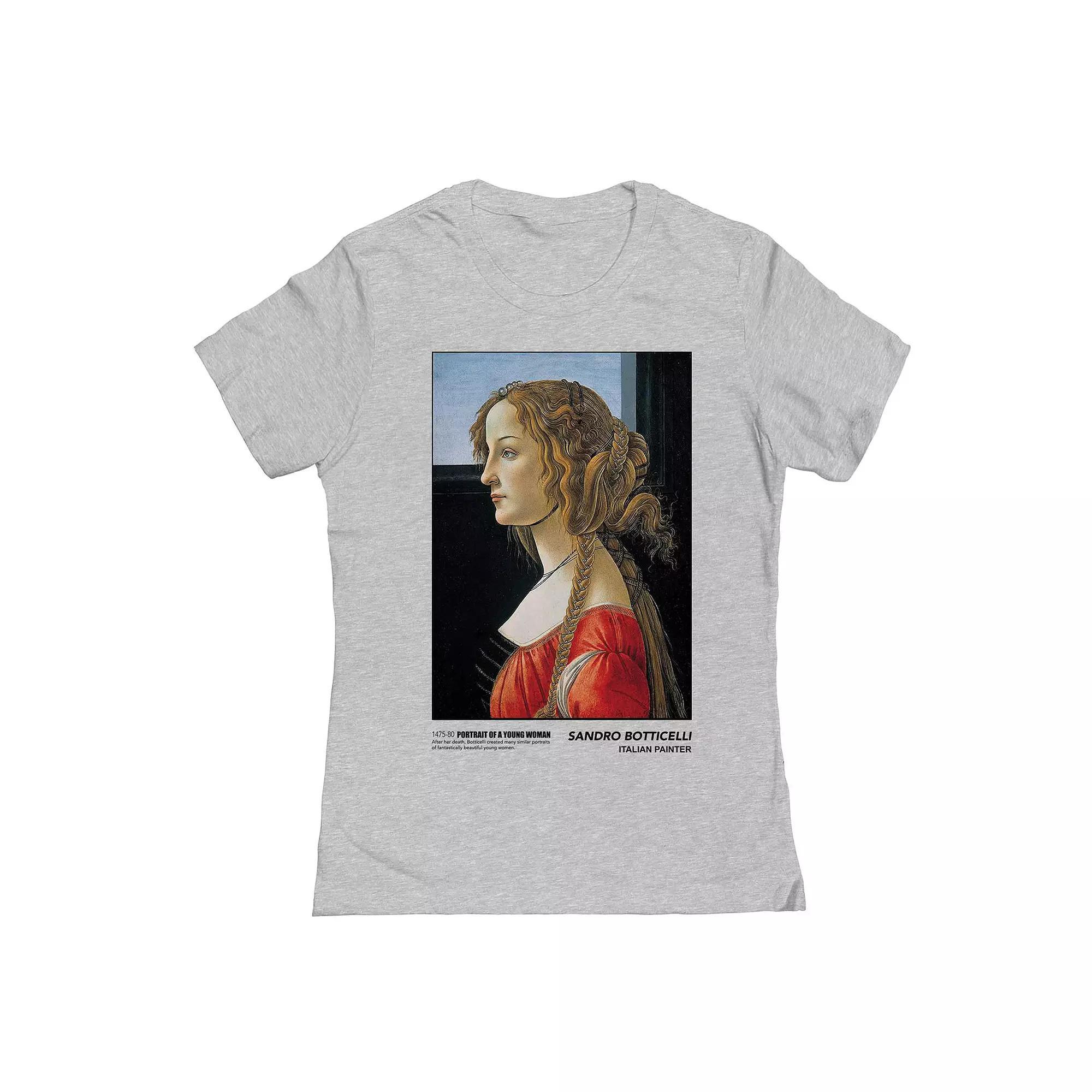 Junior's Boticelli Port Womens Graphic Tee, Girl's, Size: Small, Sport Gray Product Image