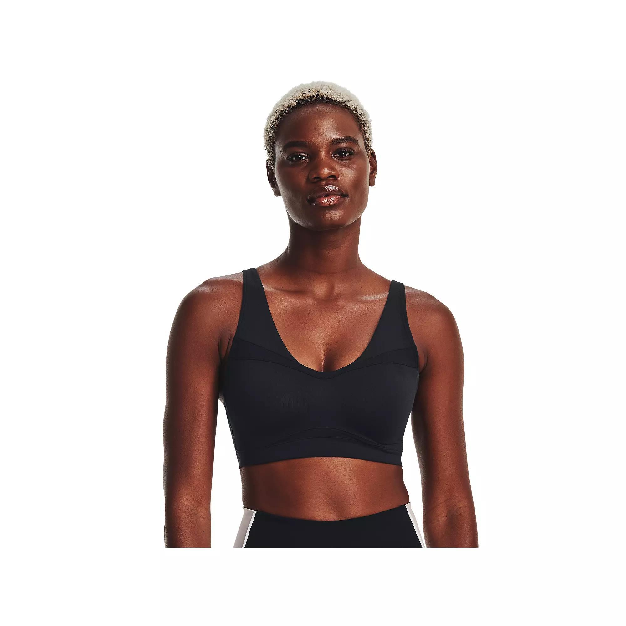 Women's Under Armour SmartForm Evolution Mid Sports Bra, Size: Large, White Product Image