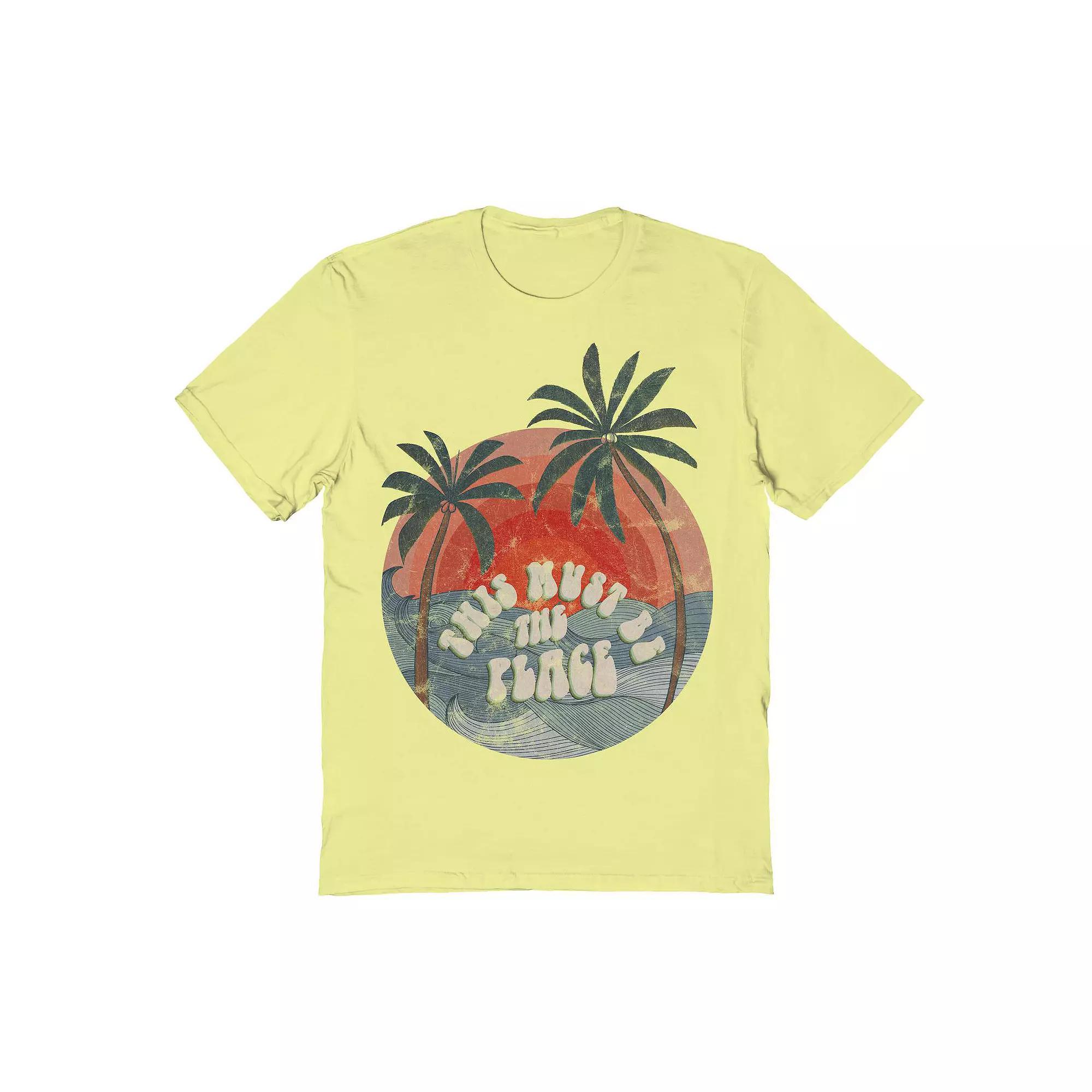 Men's COLAB89 by Threadless This Must Be the Place Graphic Tee, Size: Small, Cornsilk Product Image