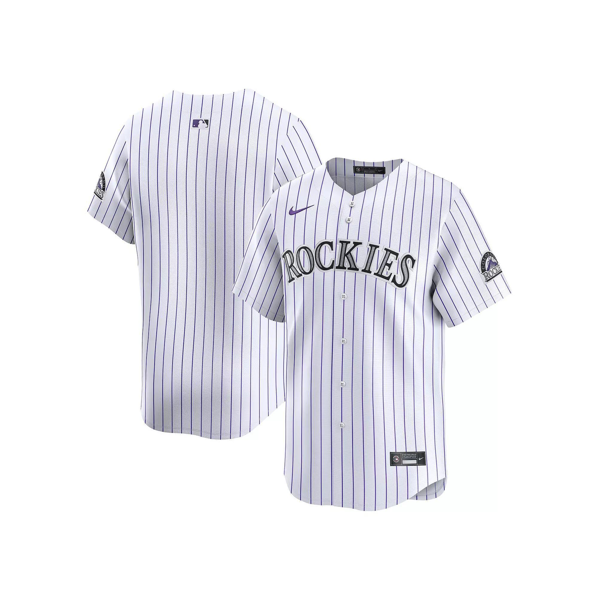 Men's Nike White Colorado Rockies Home Limited Player Jersey,  Product Image