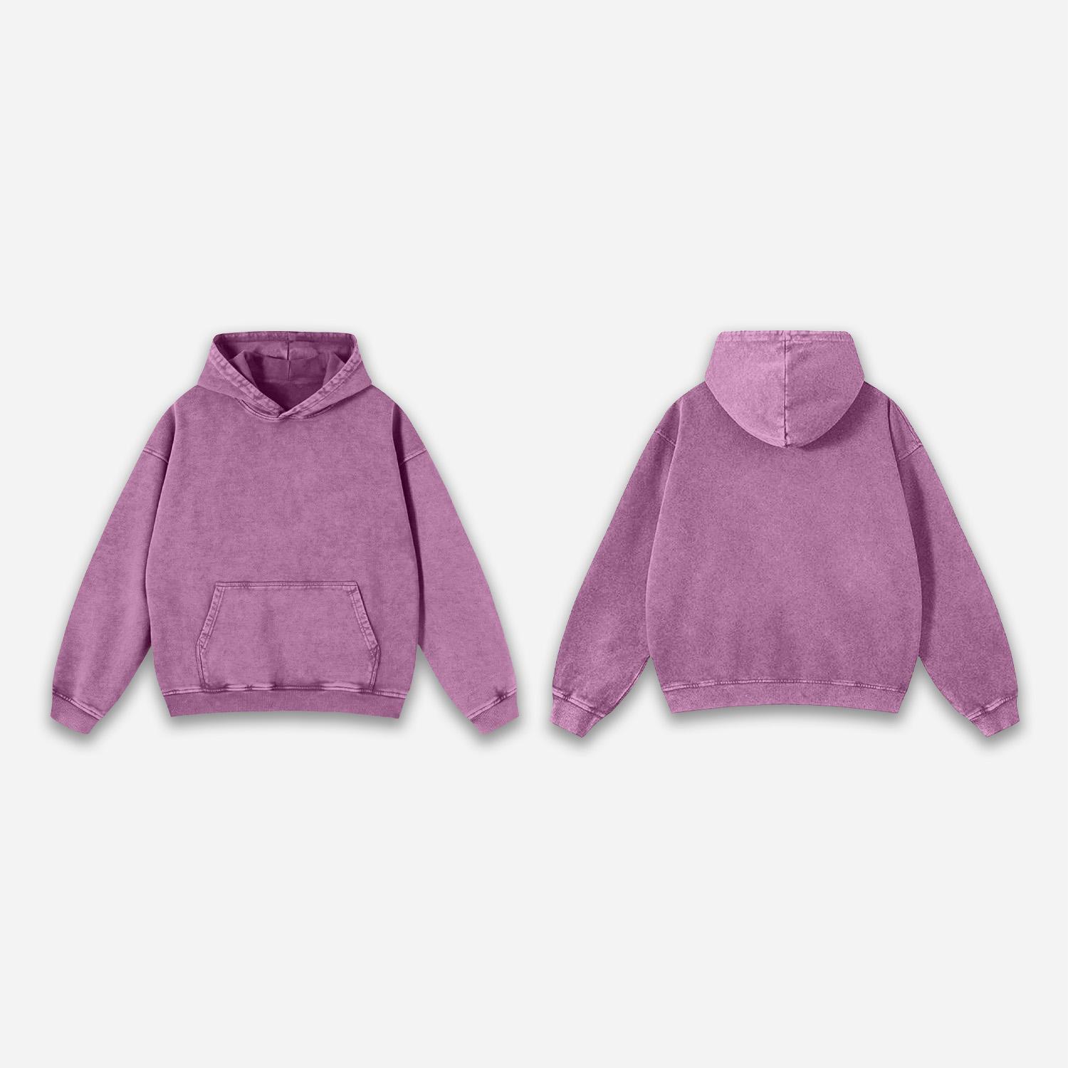 Sopula Vintage Essential Washed Pullover Hoodies Product Image