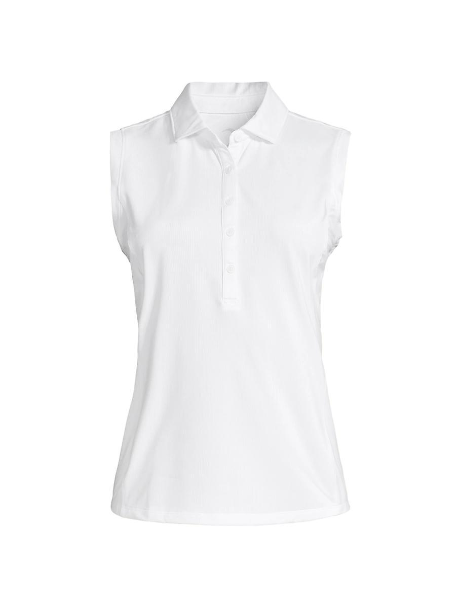 Womens Tae Sleeveless Polo Top Product Image