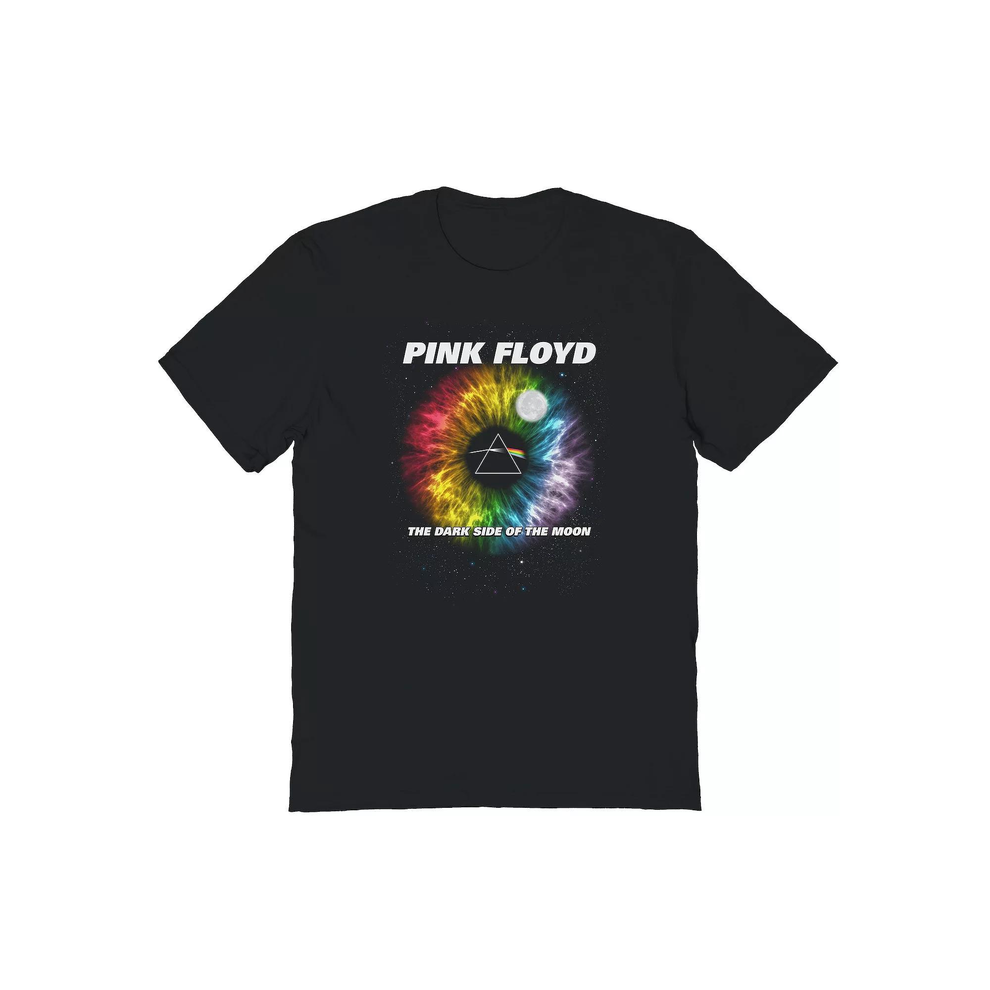 Men's Rainbow Iris Pink Floyd Graphic Tee, Size: XXL, Black Product Image