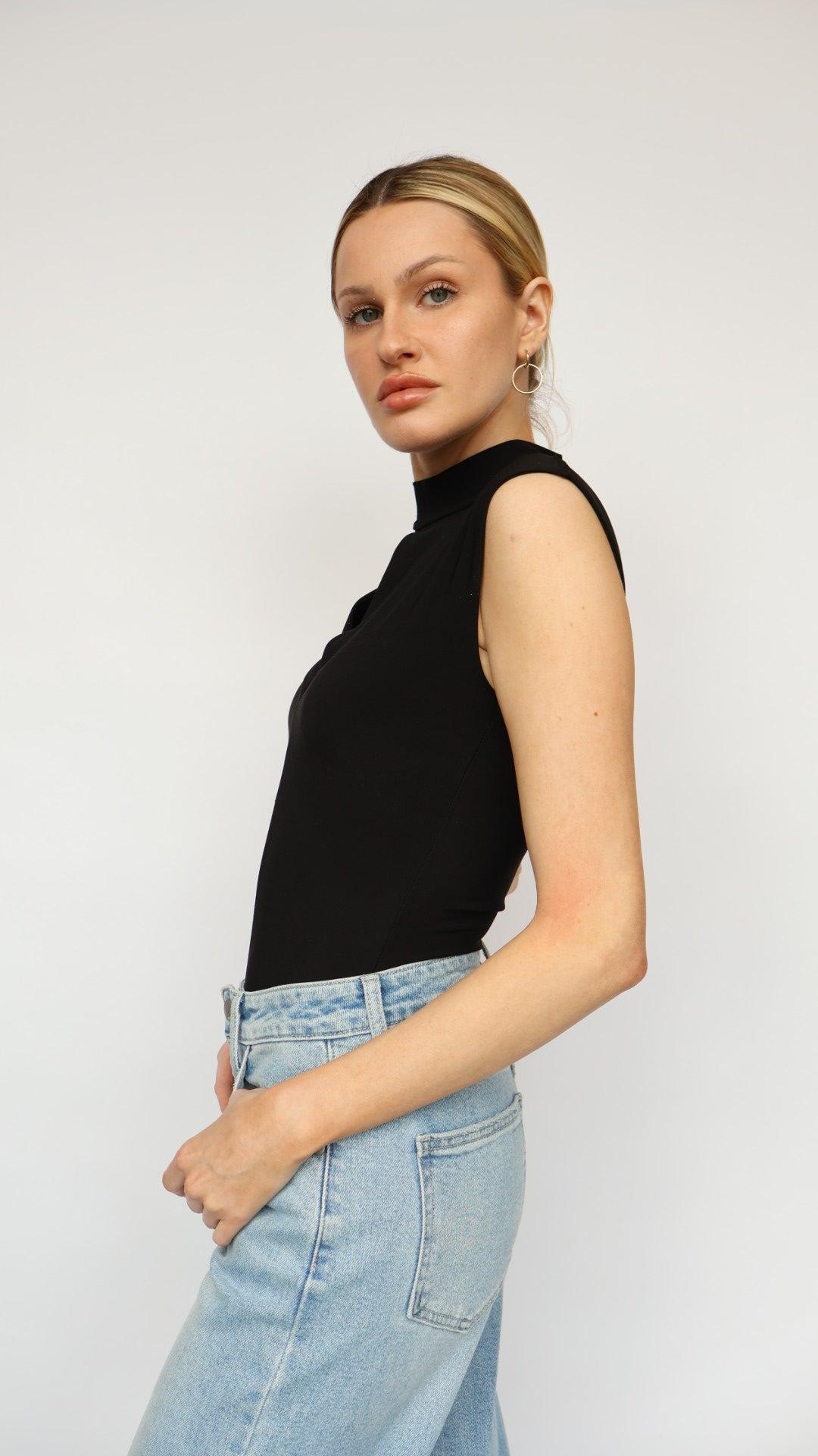 Sleeveless Mock Neck Top Product Image