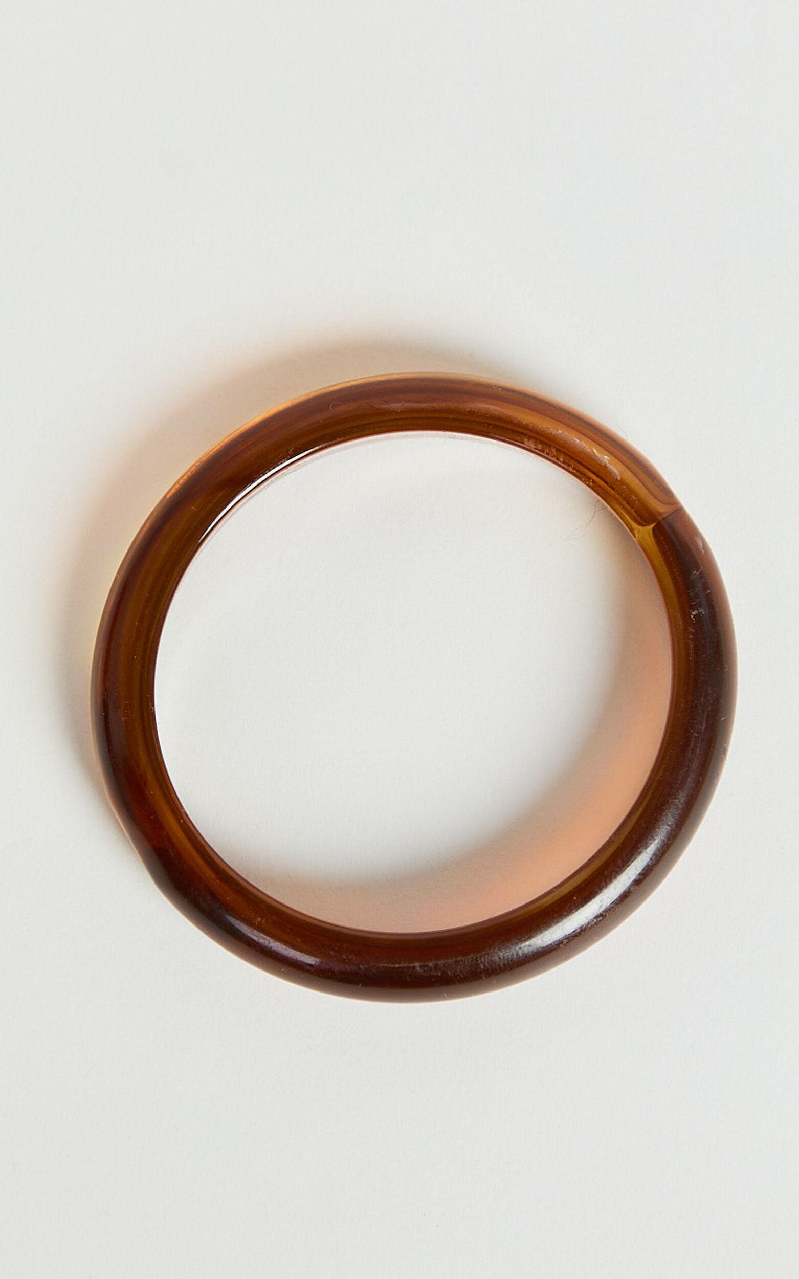 Erin Resin Bangle in Brown Product Image