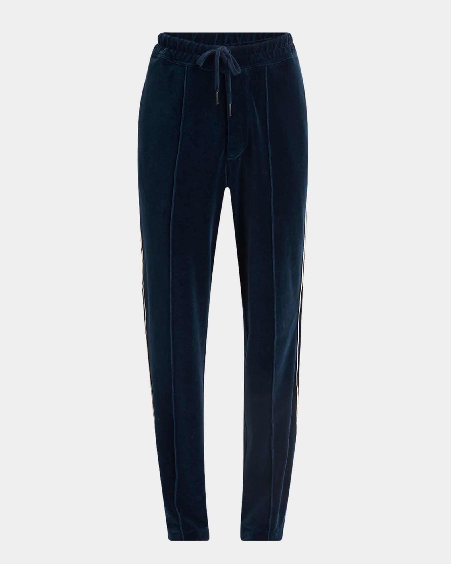Men's Velour Piped Sweatpants Product Image