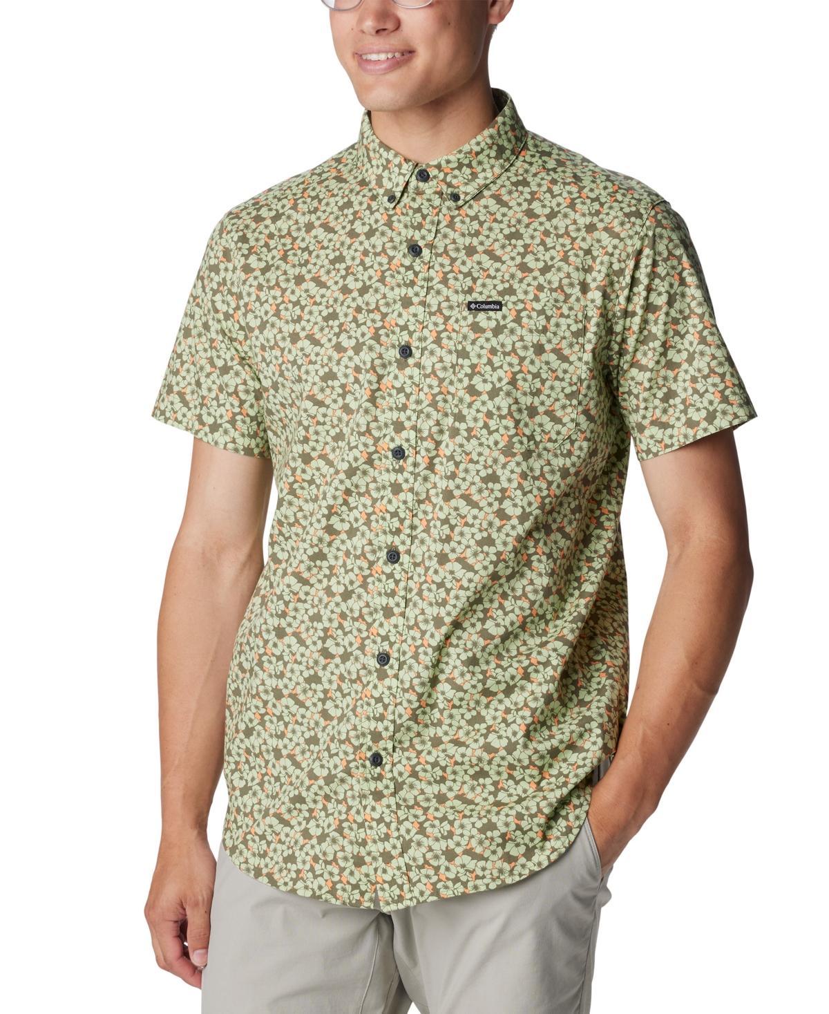 Columbia Mens Rapid Rivers Printed Short Sleeve Shirt Product Image