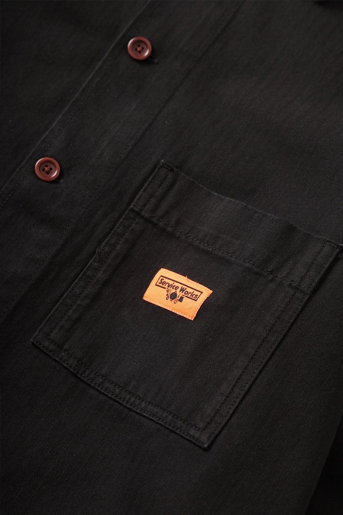 Service Works - Herringbone Front Of House Jacket - Black Product Image