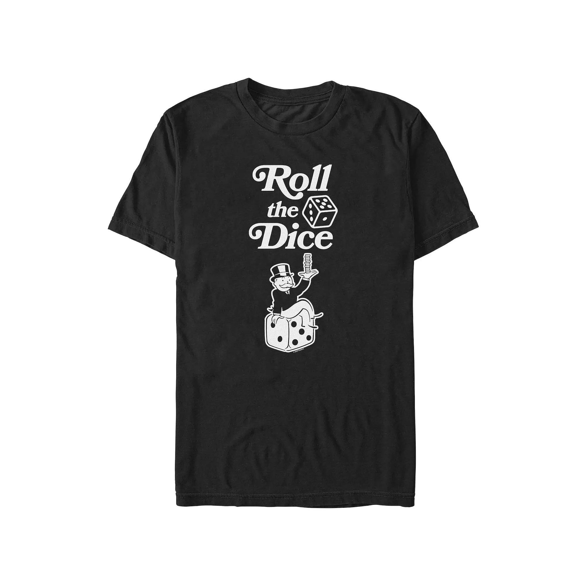 Big & Tall Monopoly Roll The Dice Graphic Tee, Men's,  Product Image