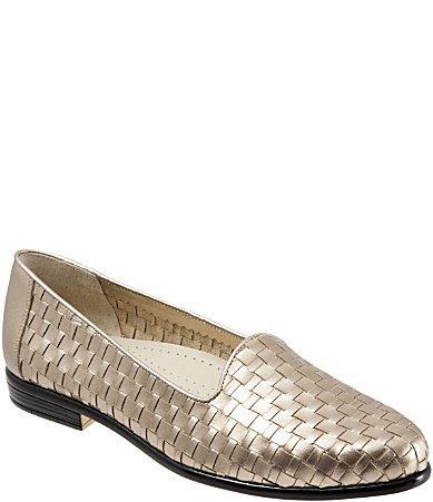 Trotters Liz Woven Leather Slip Product Image