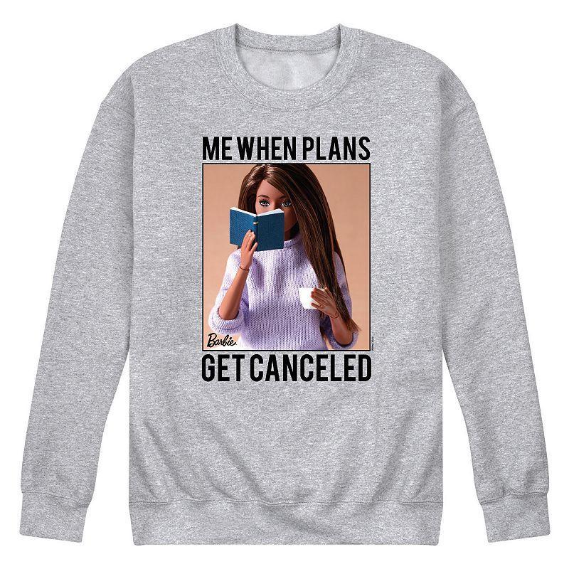Men's Barbie® When Plans Get Canceled Fleece Sweatshirt,  Product Image