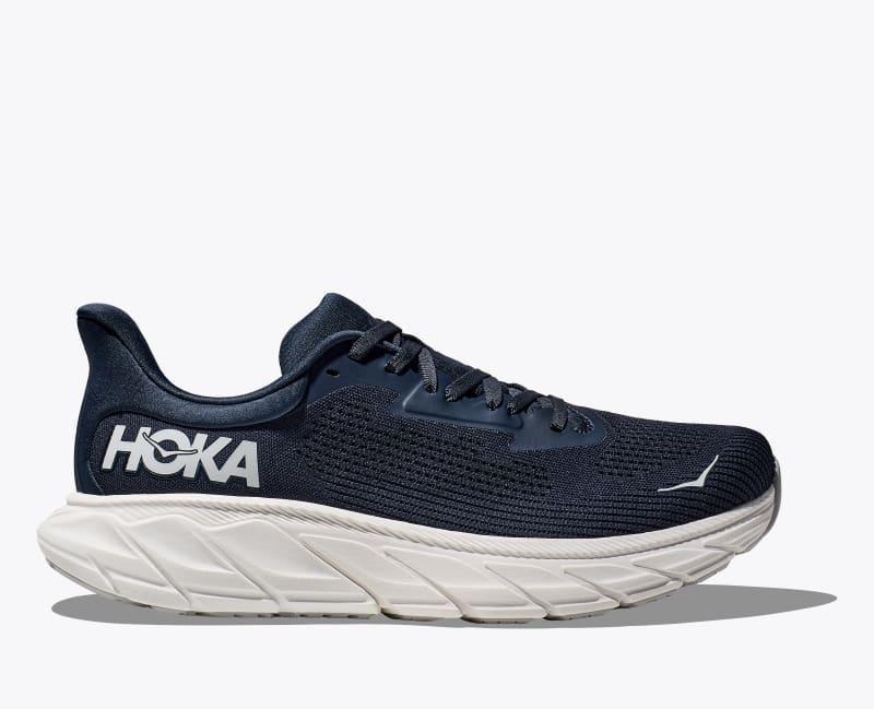 HOKA Mens Arahi 7 Shoes in Black/White, Size 12 Product Image