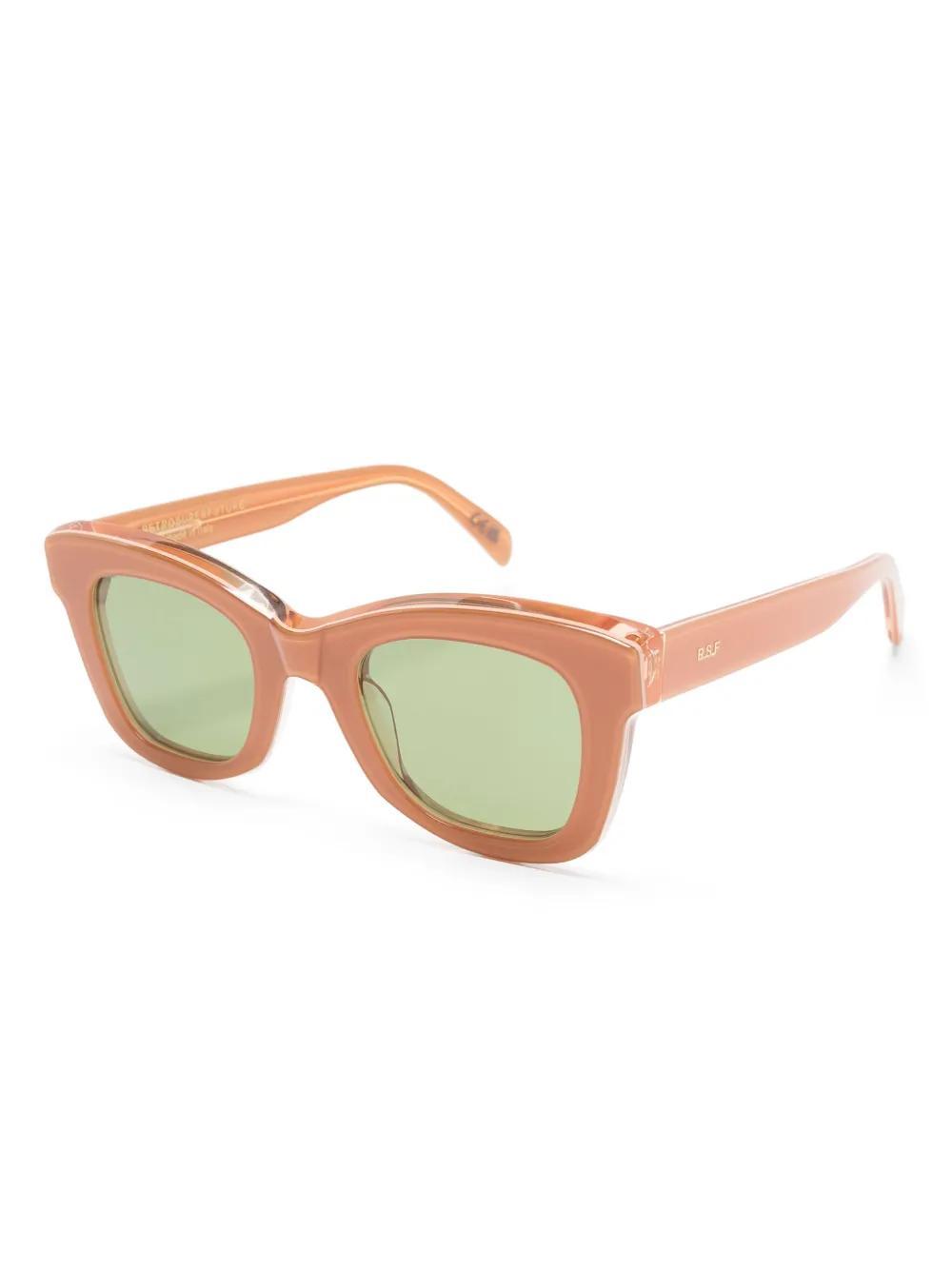 RETROSUPERFUTURE Altura Wayfarer-frame Sunglasses In Brown Product Image