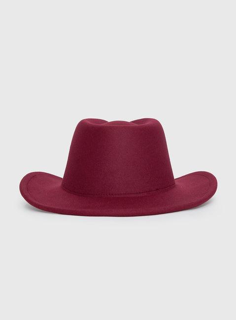You Know Me Cowboy Hat Red Product Image