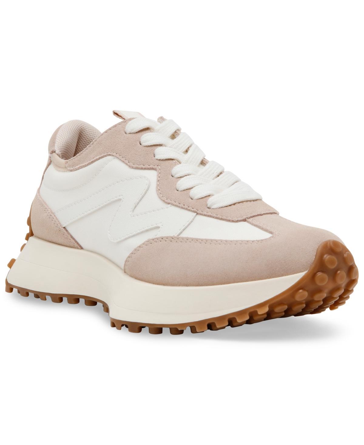 Steve Madden Womens Campo Retro Lace-Up Jogger Sneakers Product Image