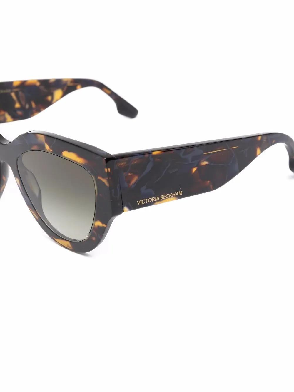 tortoiseshell-effect cat-eye sunglasses Product Image