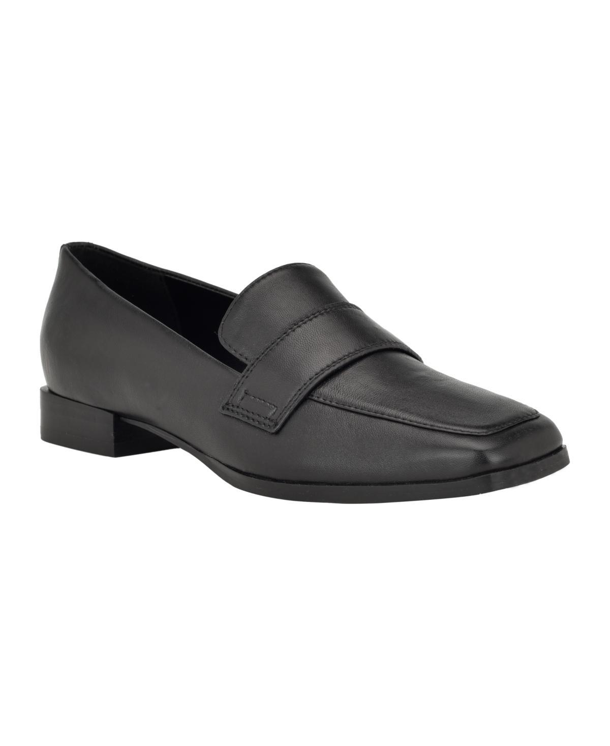 Calvin Klein Womens Tadyn Square Toe Slip-On Casual Loafers Product Image