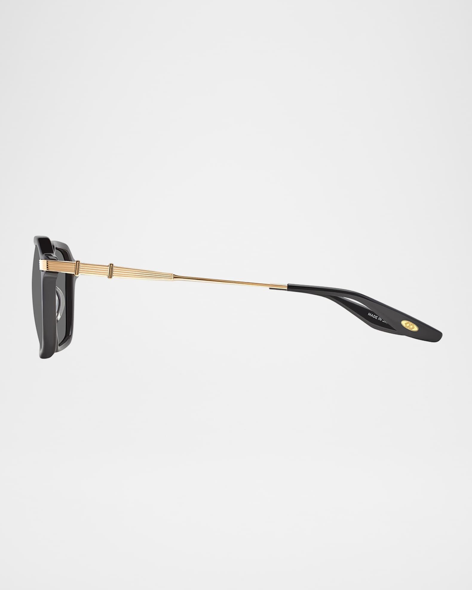 Men's Delon Acetate and Titanium Rectangle Sunglasses Product Image