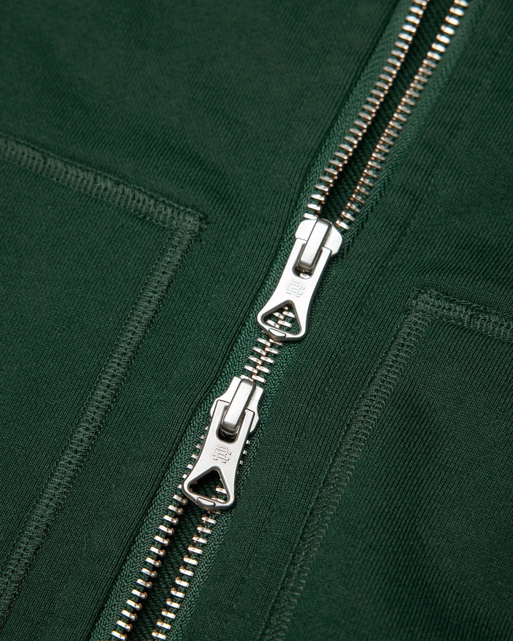 Midweight Terry Standard Zip Hoodie Male Product Image