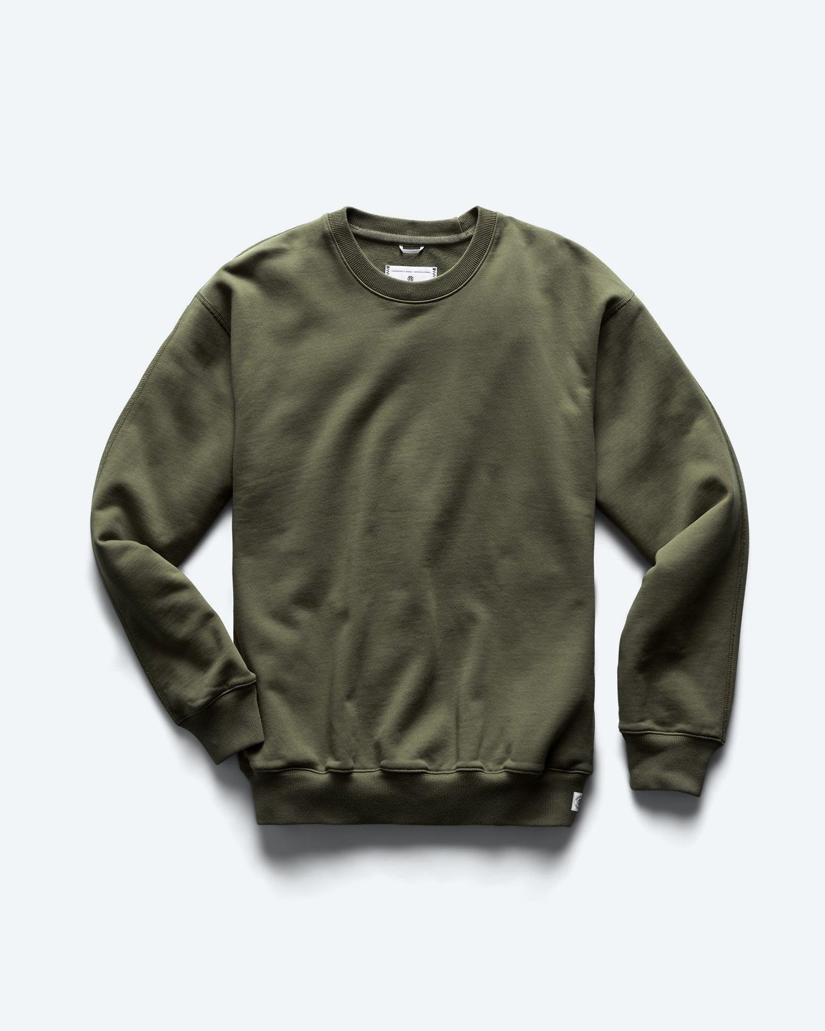 Midweight Terry Relaxed Crewneck - Vault Male Product Image