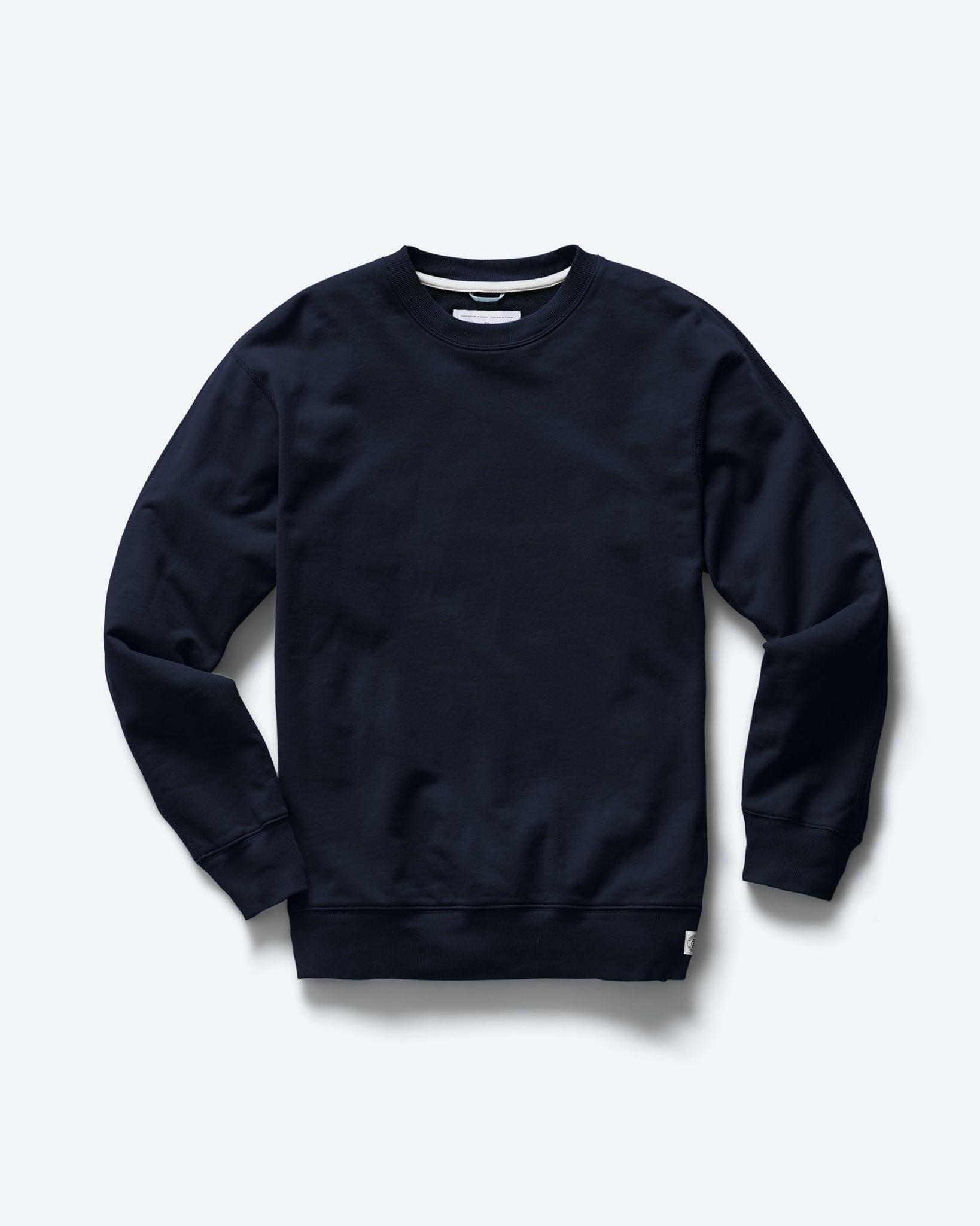 Midweight Terry Relaxed Crewneck - Vault Male Product Image