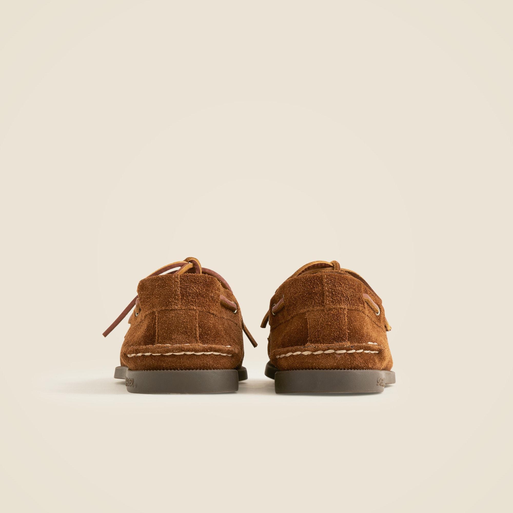 Sperry® X J.Crew Authentic Original unisex two-eye boat shoes in roughout suede Product Image