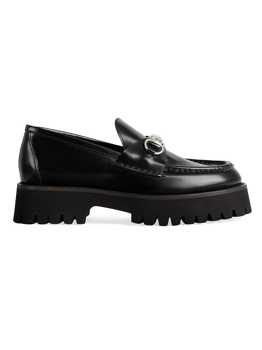 Sylke Leather Bit Loafers Product Image