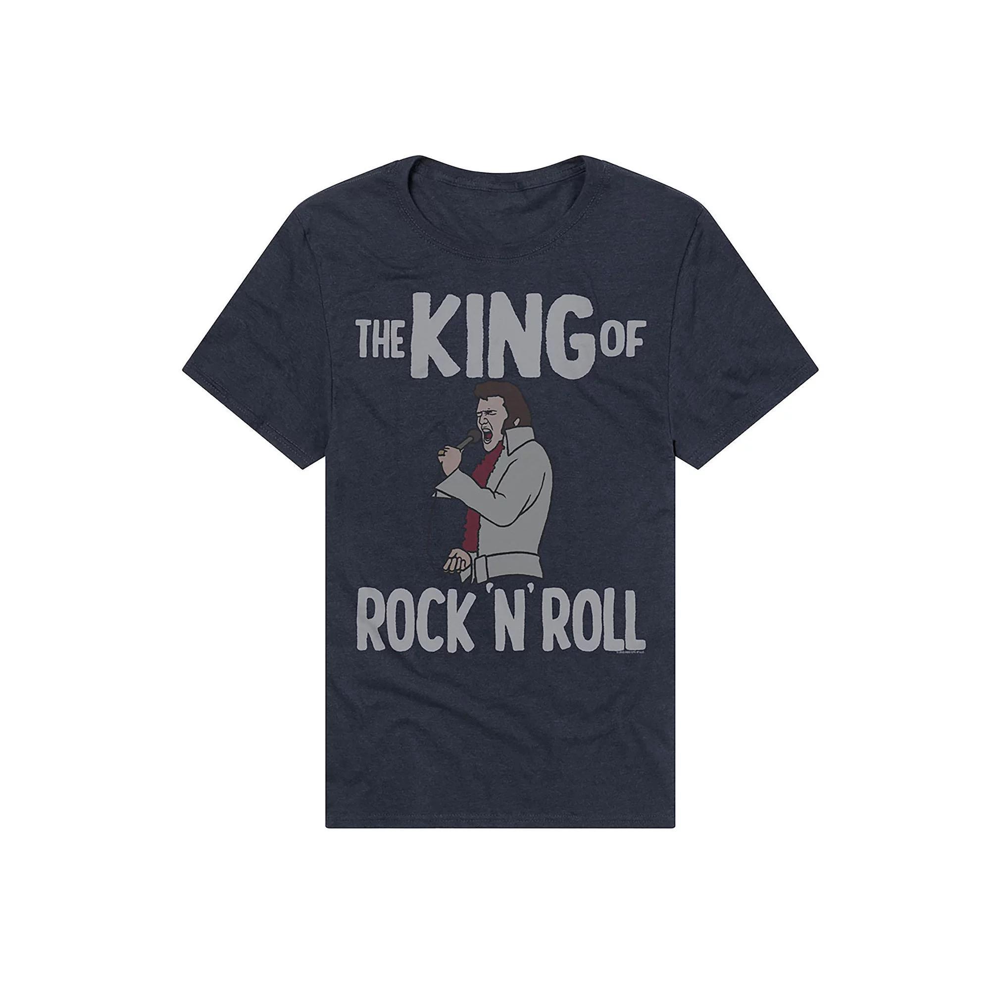 Men's Elvis King of Rock 'n' Roll Graphic Tee,  Product Image