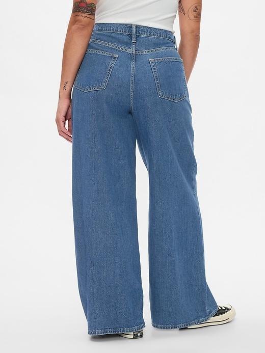 Sky High Rise UltraSoft Baggy Jeans Product Image