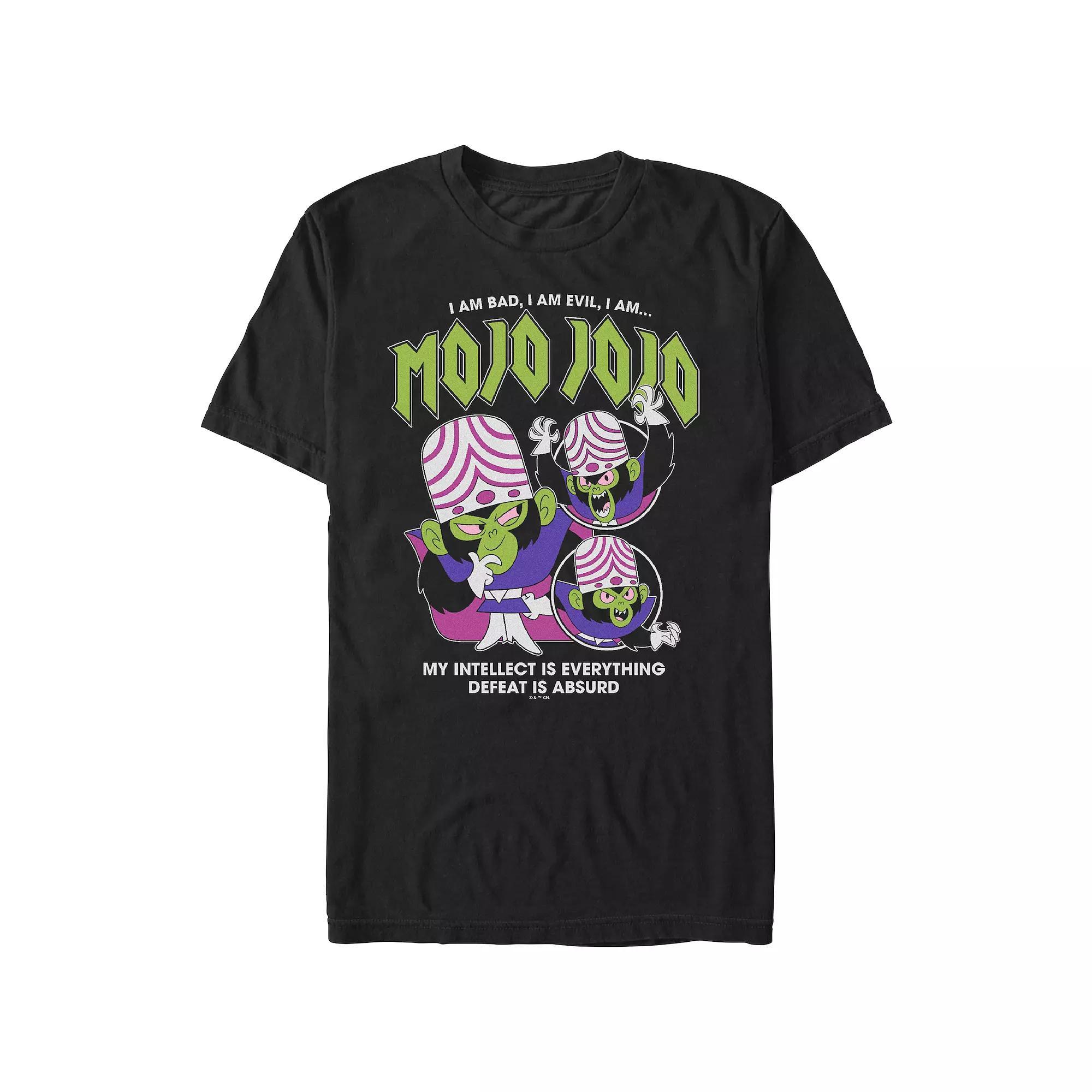 Men's The Powerpuff Girls Mojo Jojo Bad And Evil Graphic Tee, Size: Medium, Black Product Image