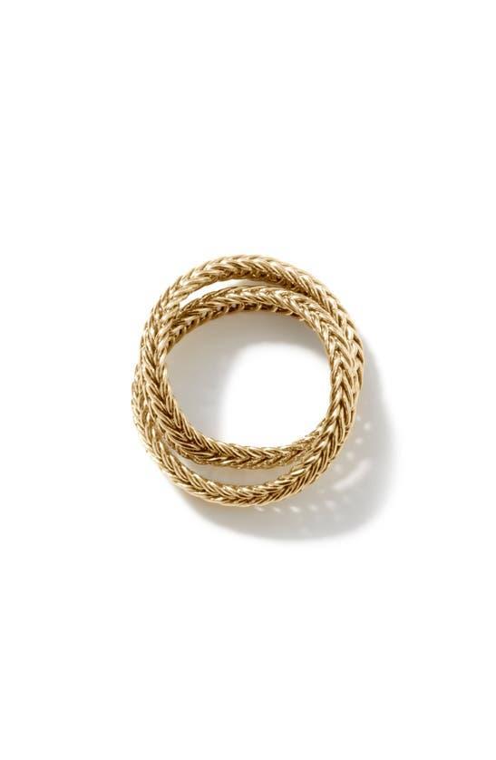 JOHN HARDY Classic Chain Layered Ring In Gold Product Image