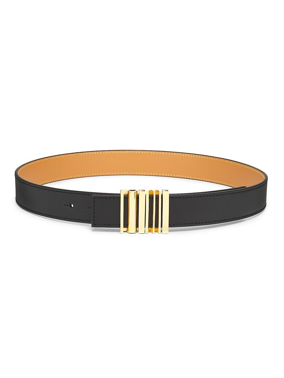 Womens Graphic Leather Belt Product Image