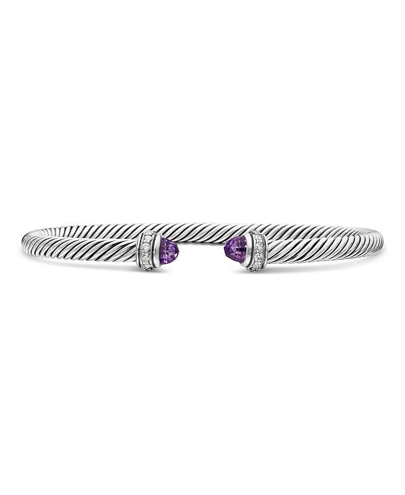 Womens Cable Classics Color Bracelet with Pav Diamonds Product Image