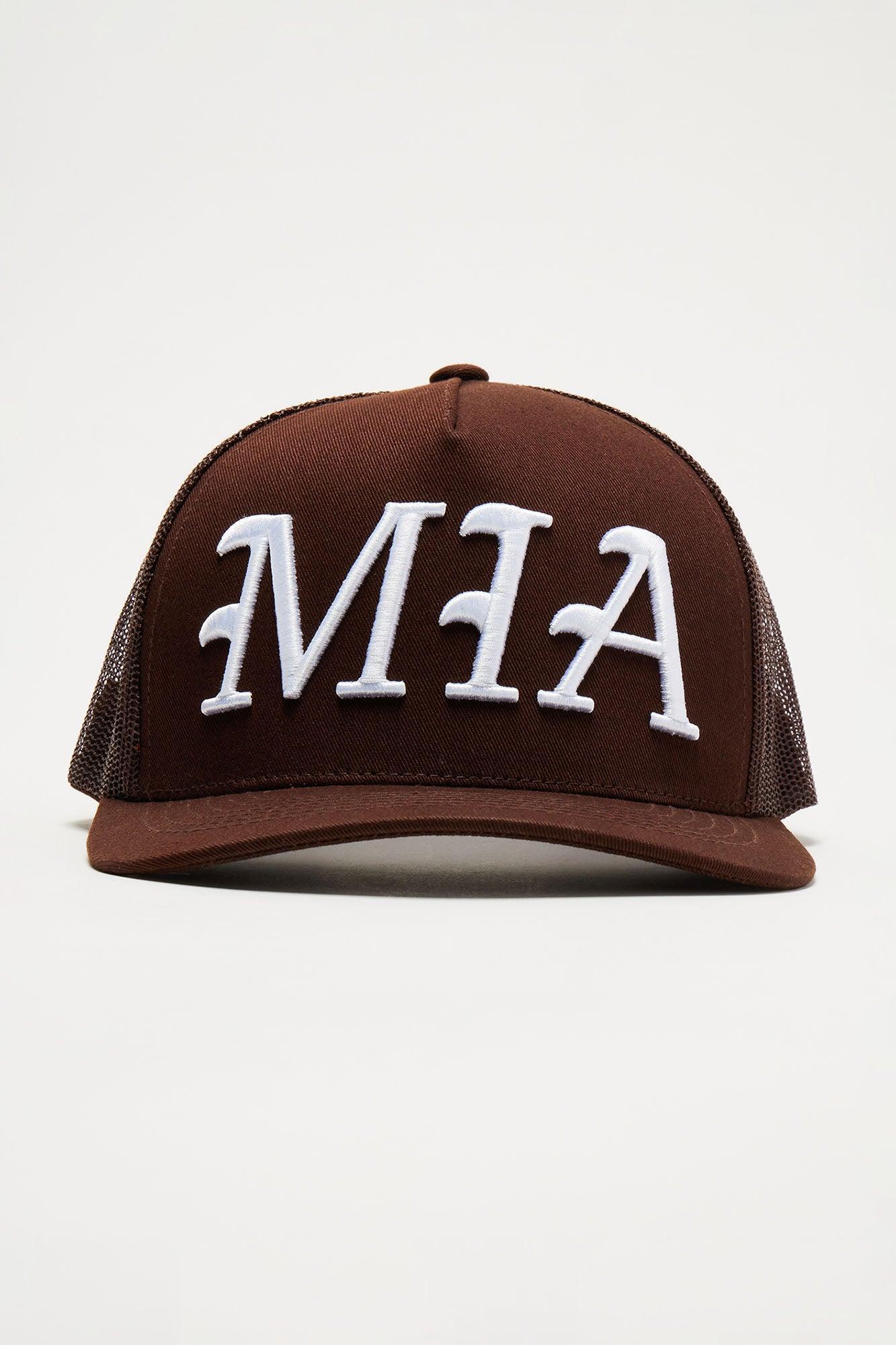 Miami Twill Trucker Hat - Dark Brown Product Image