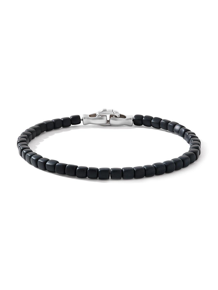 Mens Spiritual Beads Cushion Bracelet Product Image