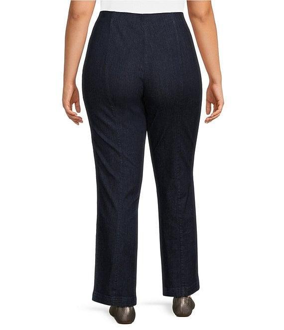 Intro Plus Size Nia Straight Leg Pull-On Pants Product Image