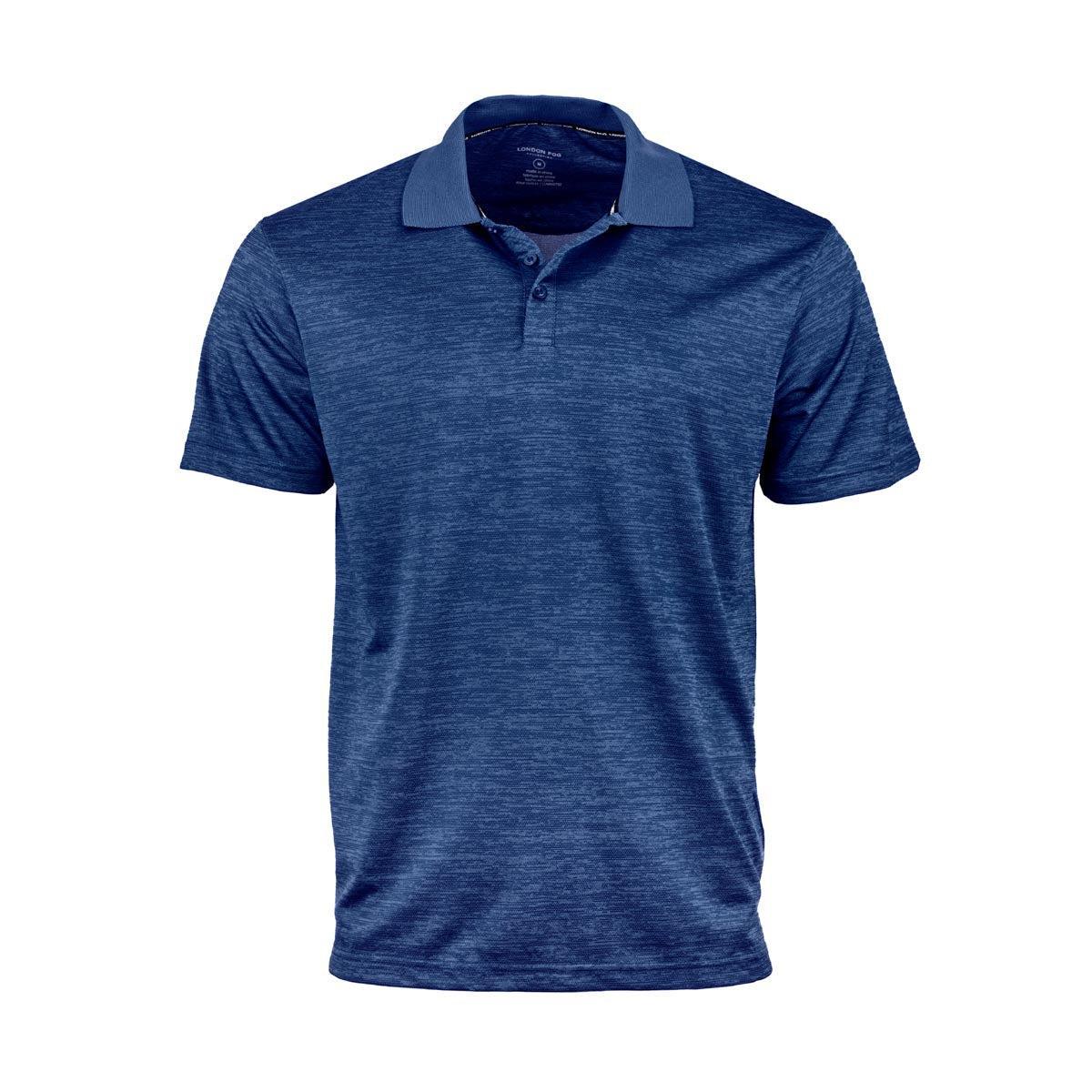 London Fog Men's Poly Textured Space Dye Polo Product Image