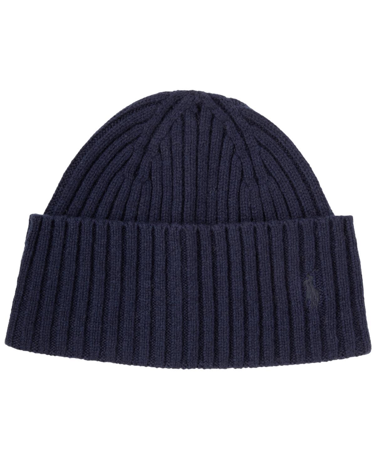 POLO RALPH LAUREN Men's Bold Cuff Beanie In Collection Navy Product Image